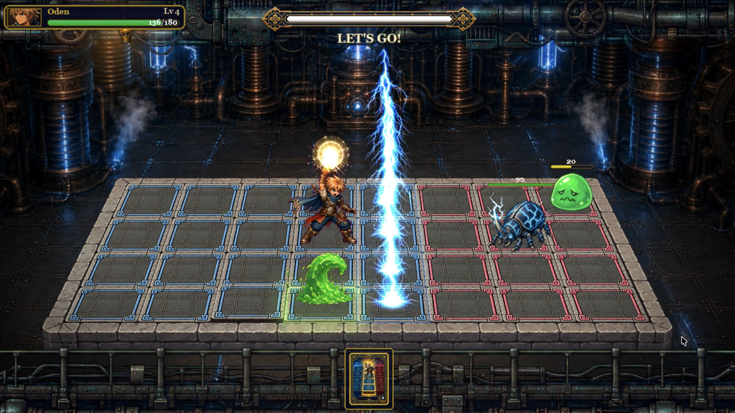Real-time card battle