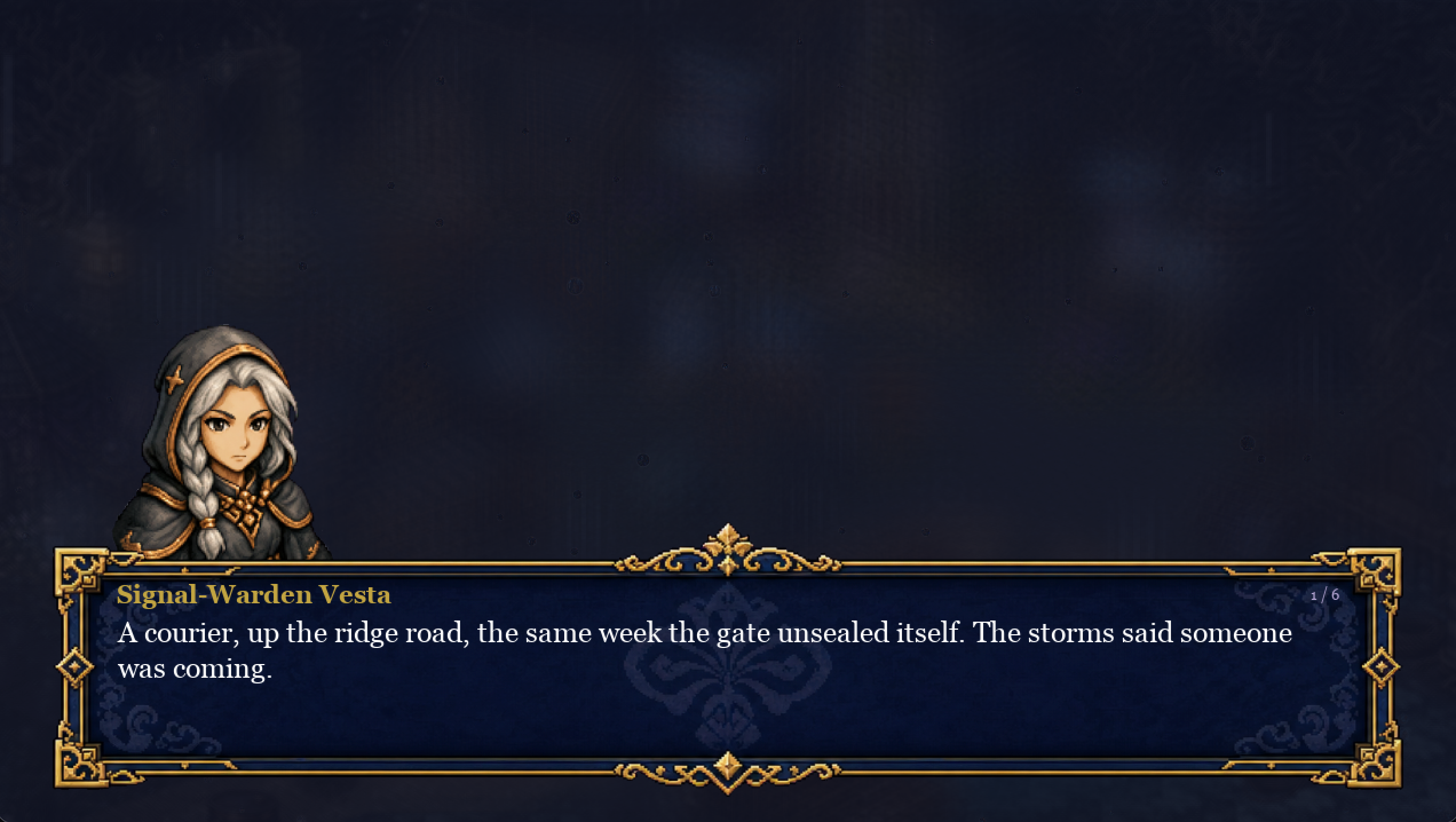 Voiced dialogue