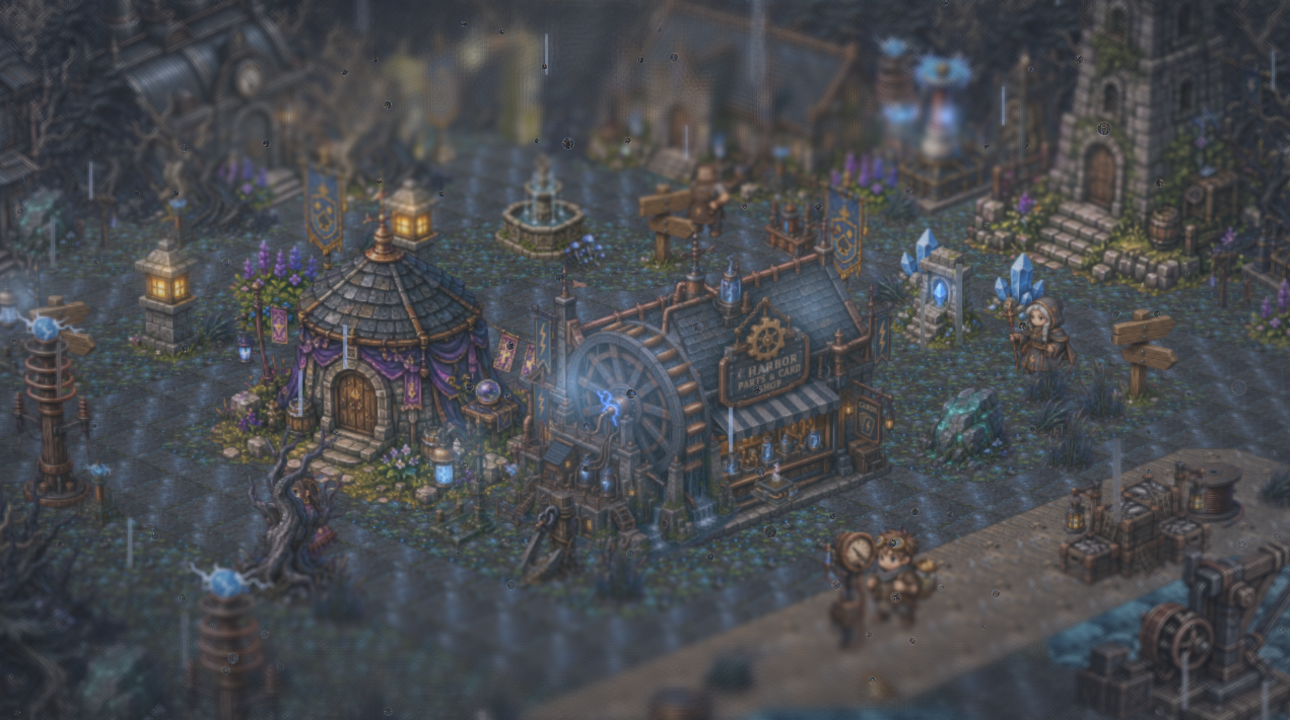 Stormcrest in the rain